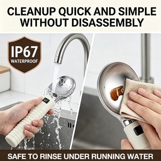 WARMFORWEL Cuchara Helado Eléctrica 2 niv USB‑C