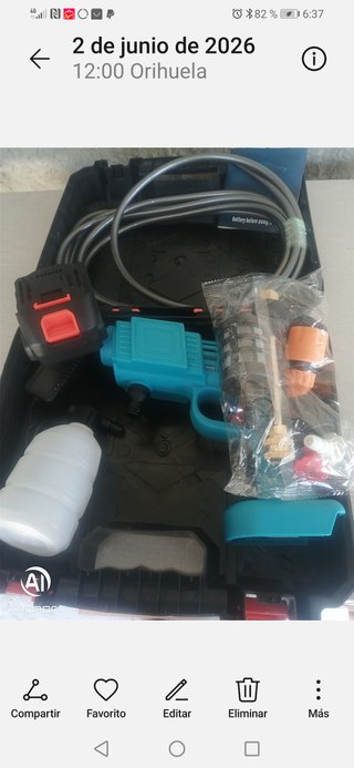 Pistola Lavado Eléctrico Portátil
