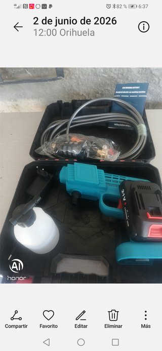 Pistola Lavado Eléctrico Portátil
