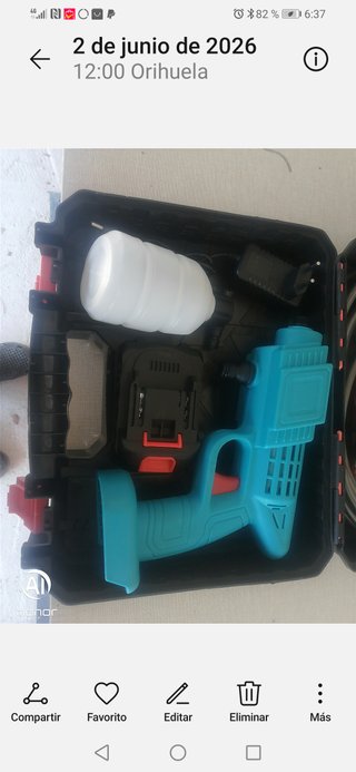 Pistola Lavado Eléctrico Portátil