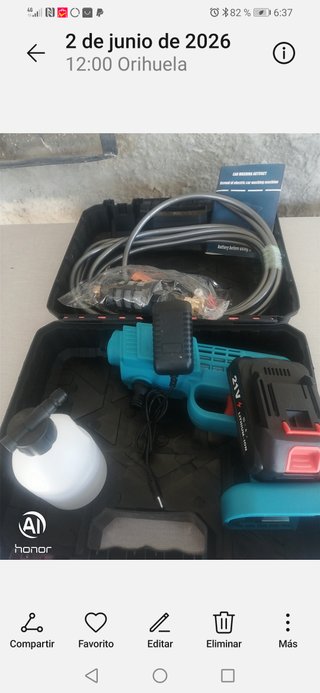 Pistola Lavado Eléctrico Portátil