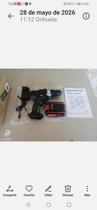 Taladro Eléctrico Inalámbrico