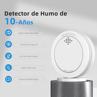 XINDUM 3x Detector de Humo con Soporte magnético