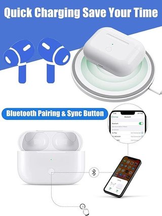 Funda carga AirPods Yiko (Blanca)