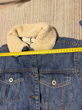 Cazadora vaquera con cuello borrego Unit talla S