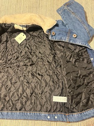 Cazadora vaquera con cuello borrego Unit talla S