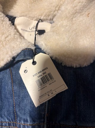 Cazadora vaquera con cuello borrego Unit talla S