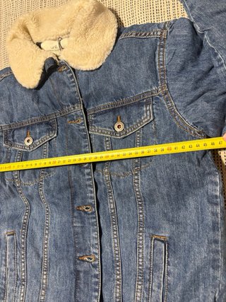 Cazadora vaquera con cuello borrego Unit talla S