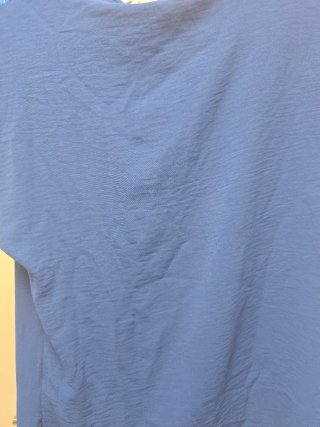 Blusa Dina & Dess azul encaje talla S