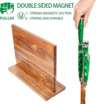 Soporte cuchillos FULLHI magnético madera