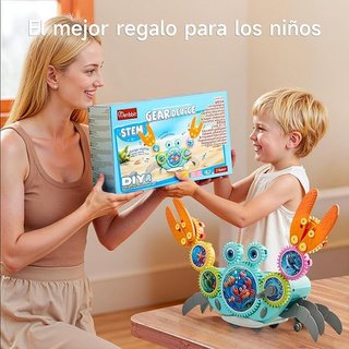 Meribbit cangrejo bebé 2 modos sensor luces música