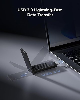 Cudy AXE5400 Adaptador USB 3.0 Wi-Fi 6E WU5400 PC