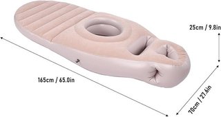 WOHPNLE Almohada Embarazada Agujero Vientre 165cm