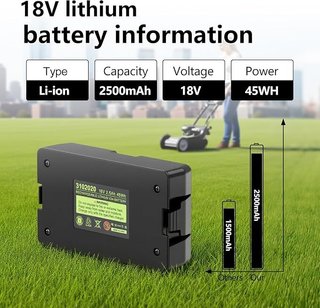 DREAMDASH Batería 18V 2.5Ah Husqvarna Automower