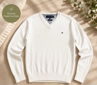 Jersey Tommy Hilfiger Blanco Talla S