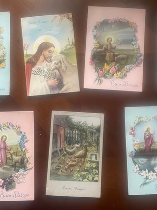 Cartoline vintage Pasqua