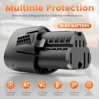 ASUNCELL Baterías 10.8V 3500mAh Pack 2 Stihl AS2