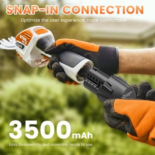 ASUNCELL Baterías 10.8V 3500mAh Pack 2 Stihl AS2
