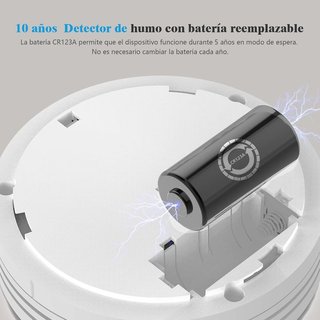 XINDUM detectores humo WiFi base 10 años 3 uds