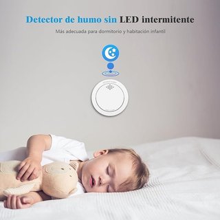 XINDUM detectores humo WiFi base 10 años 3 uds