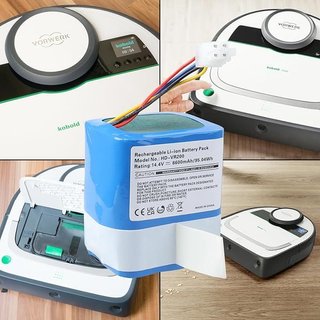 MXJFYY Batería 14,4V 6600mAh Vorwerk Kobold VR200