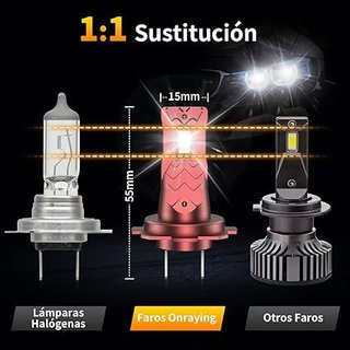 Onraying H7 LED 36000Lm 6500K IP68 Blanca Fría