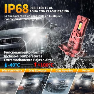 Onraying H7 LED 36000Lm 6500K IP68 Blanca Fría