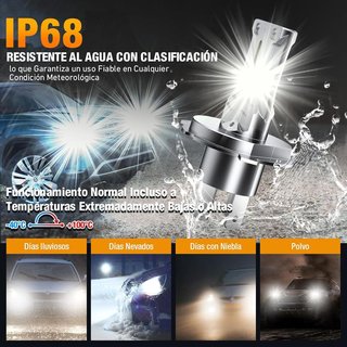 Onraying H4 LED 36000Lm 6500K Blanca Fría IP68