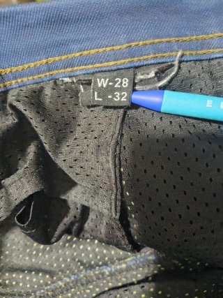 Pantalón Vaquero Moto ARMURE Azul