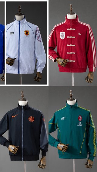 Chaquetas, chándal de fútbol