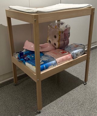 Cambiador Bebé IKEA Madera