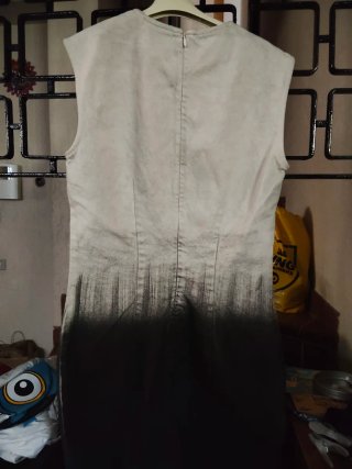 Vestito Monki Beige/Nero Taglia 36
