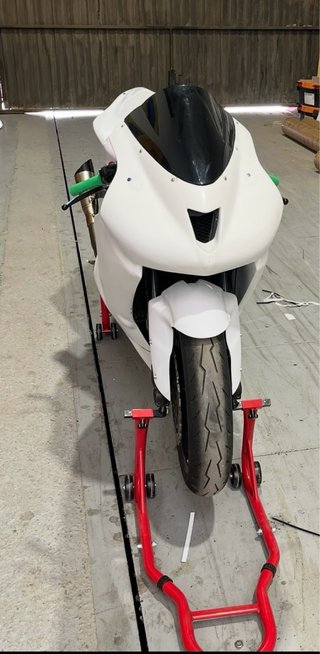 Kawasaki ZX6R Ninja 2008 Blanca