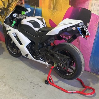 Kawasaki ZX6R Ninja 2008 Blanca