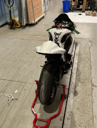 Kawasaki ZX6R Ninja 2008 Blanca