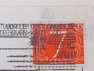 Postal Hotel Birkhoven Holanda 1954