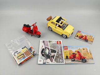 LEGO Fiat 500 + Vespa 125