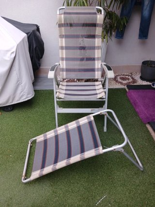 Tumbona plegable playa/camping