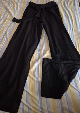 Pantalón ancho Zara negro Talla M
