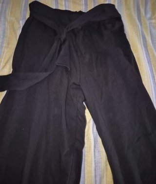 Pantalón ancho Zara negro Talla M