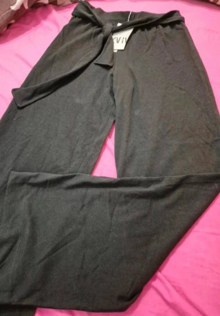Pantalón ancho Zara negro Talla M