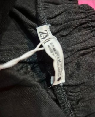 Pantalón ancho Zara negro Talla M