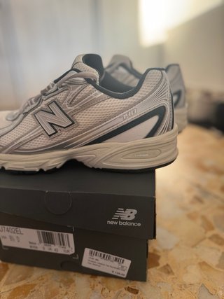 New Balance 740EL Scarpe da Ginnastica Argento/Bia