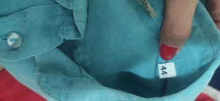 Camicia donna verde acqua manica corta