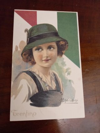 Cartolina d'epoca Trentino