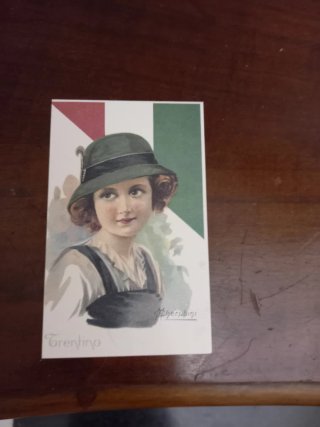 Cartolina d'epoca Trentino