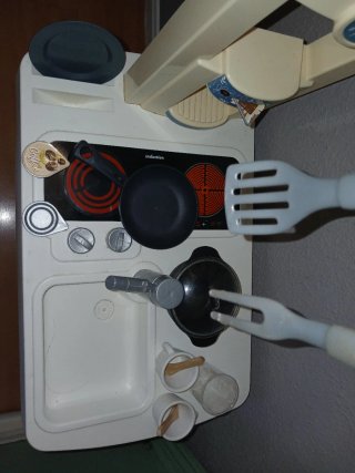 Cocina de Juguete Azul con Accesorios