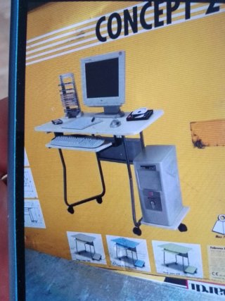 Escritorio ordenador vintage Fellowes Z
