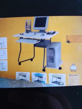 Escritorio ordenador vintage Fellowes Z