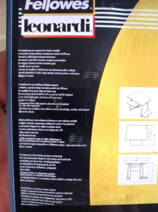 Escritorio ordenador vintage Fellowes Z